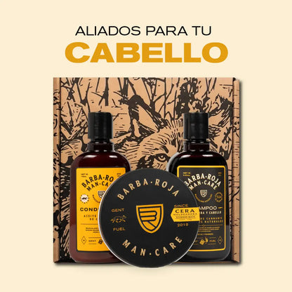 KIT CABELLO BARBA ROJA