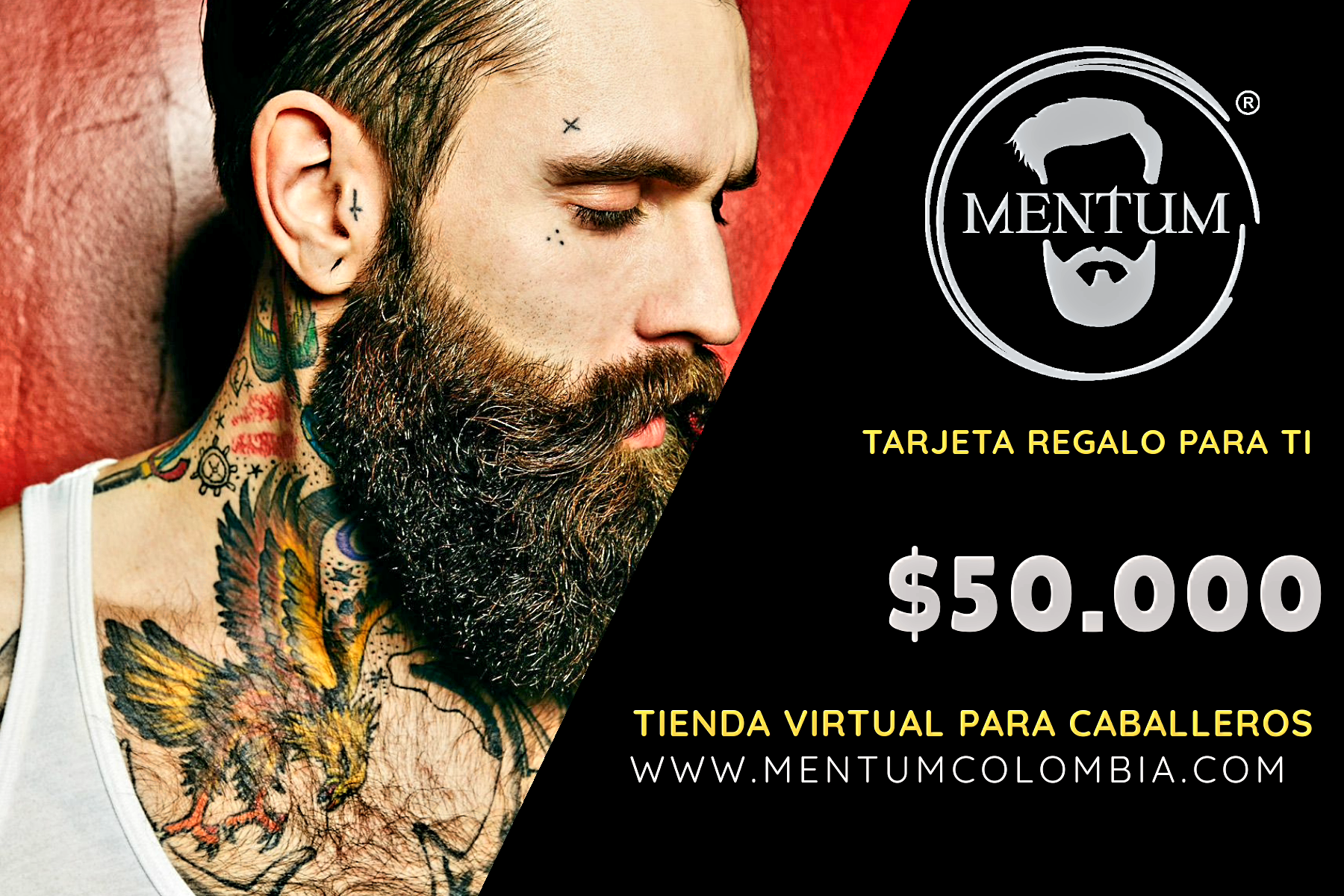 TARJETA DE REGALO X $ 50 MIL - MENTUM COLOMBIA